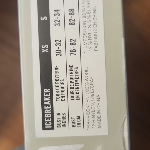 Icebreaker Merino Sprite Racerback Gritstone Heather Grey Bra New NWT Sz XS - Picture 2 of 6